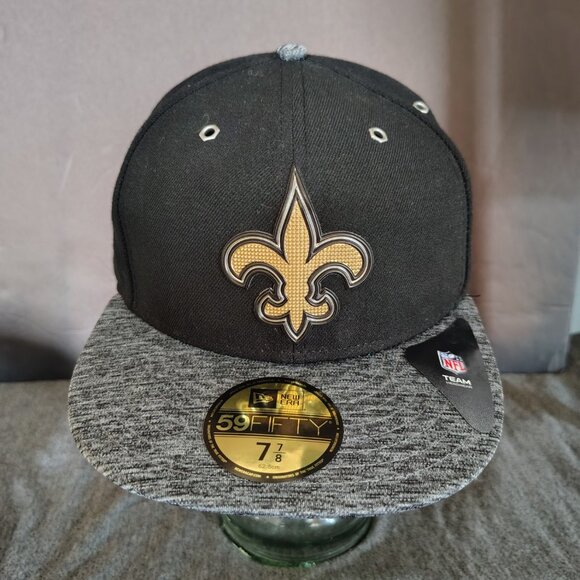 New Era Other - New Orleans Saints Hat Cap Fitted New Era 5959 2016 NFL Draft Mens Size 7 7/8